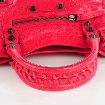 Balenciaga Agneau Classic Hardware Mini City Rose Thulian 5 of 8