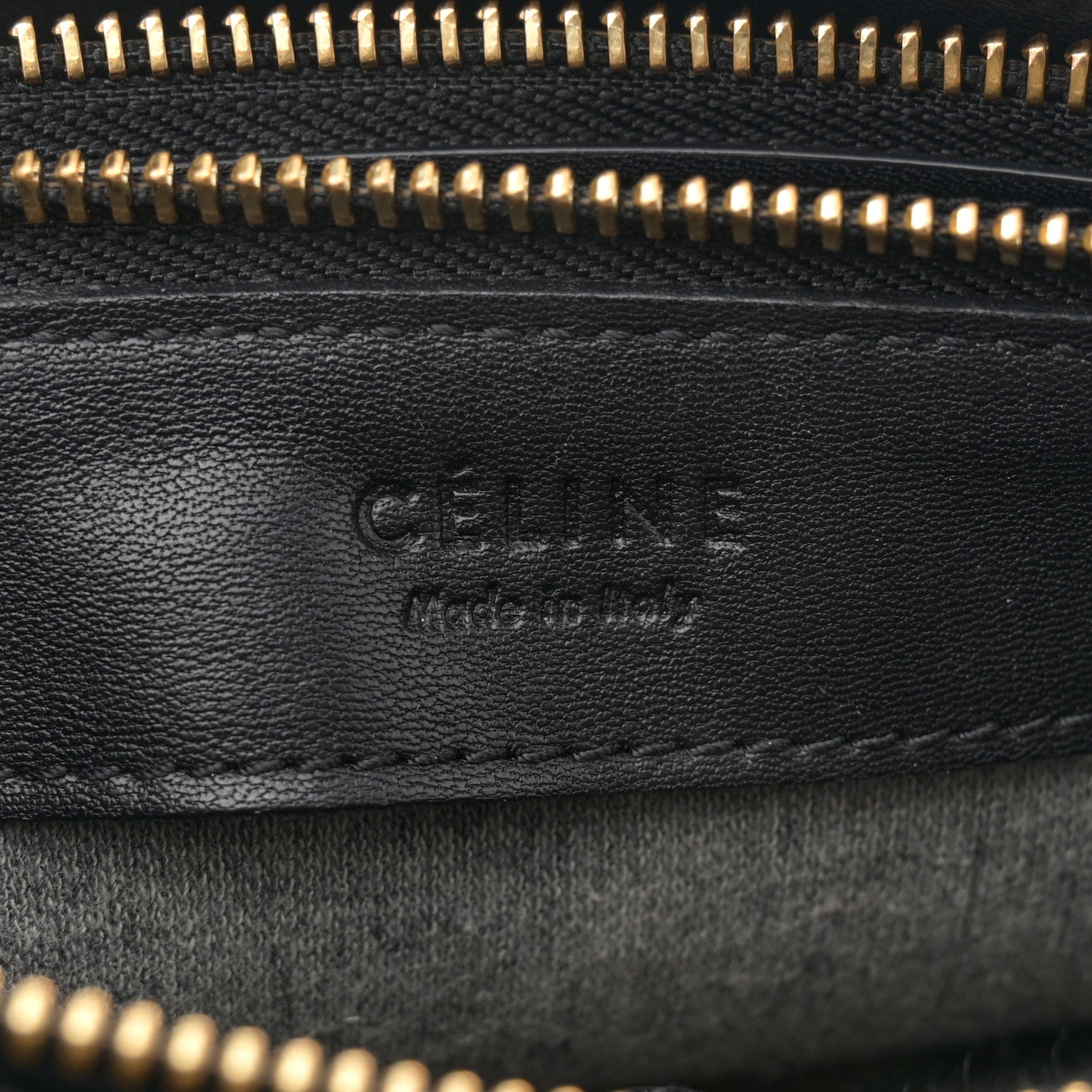 Celine Lambskin Small Trio Crossbody Bag Black 7 of 12