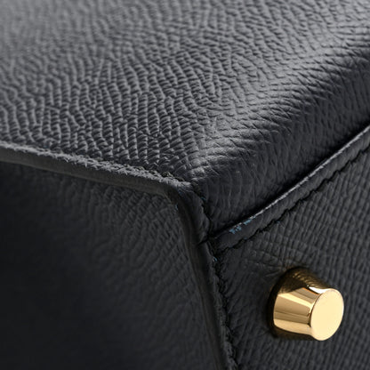 Hermes Epsom Kelly Sellier 28 Bleu Indigo 11 of 12