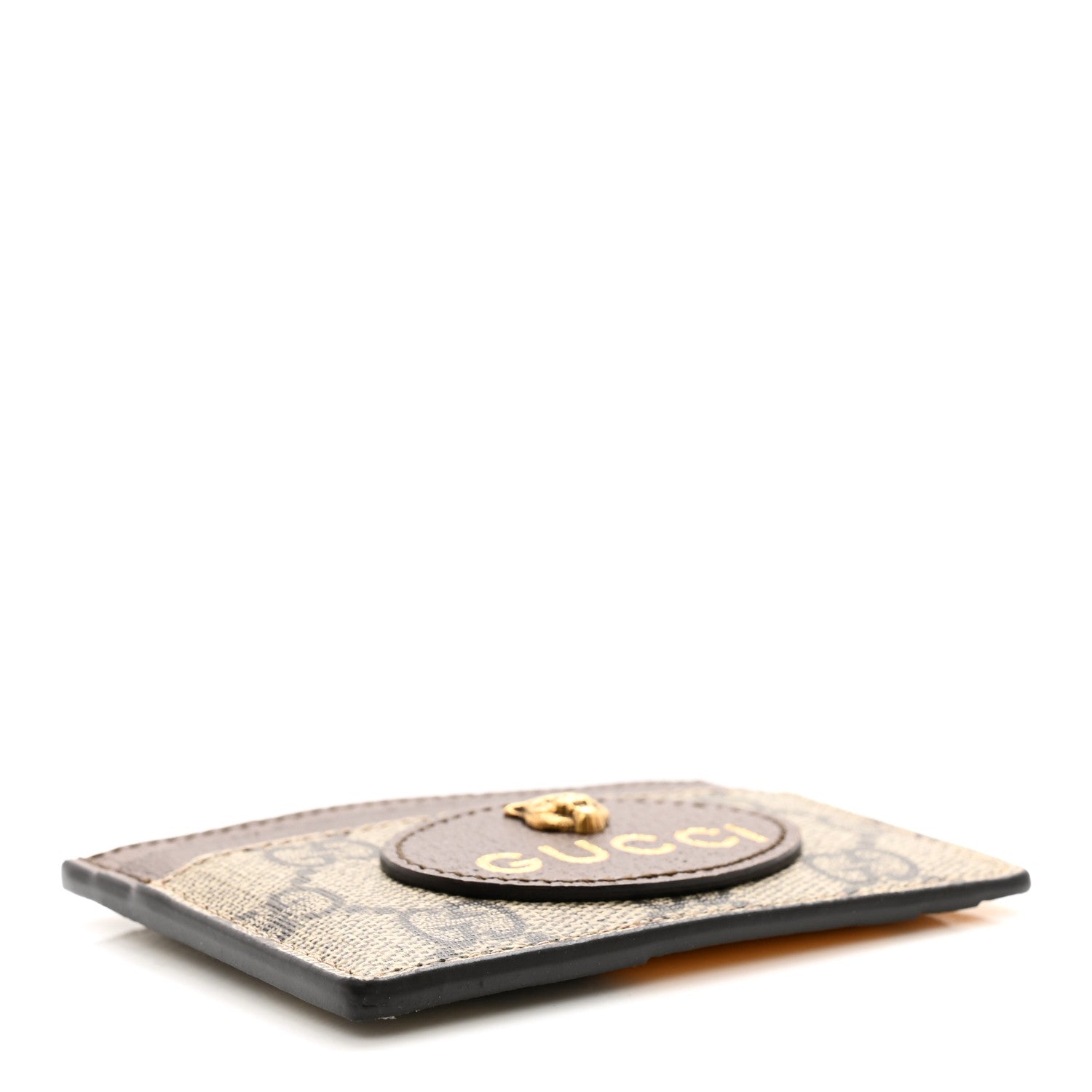 Gucci GG Supreme Monogram Neo Vintage Card Holder Beige Crop New Acero 5 of 8