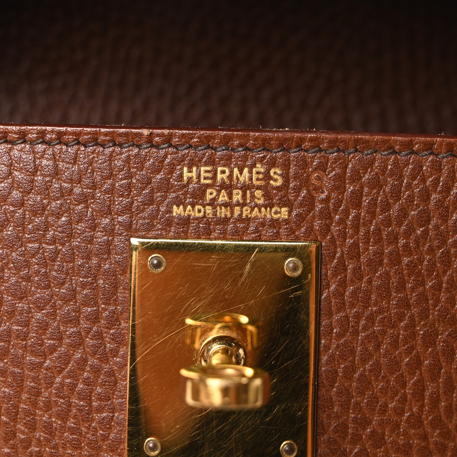 Hermes Ardennes Kelly Retourne 32 Noisette 6 of 10