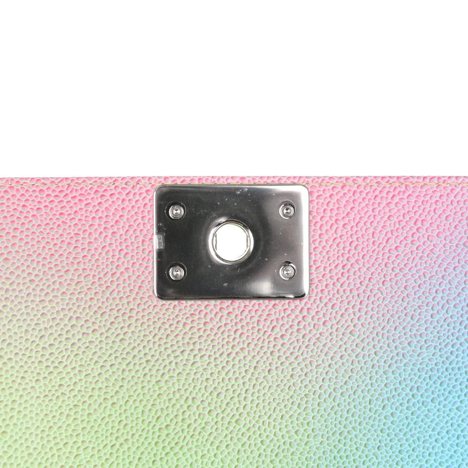 Chanel Caviar Quilted Medium Cuba Rainbow Boy Flap Multicolor 9 of 9