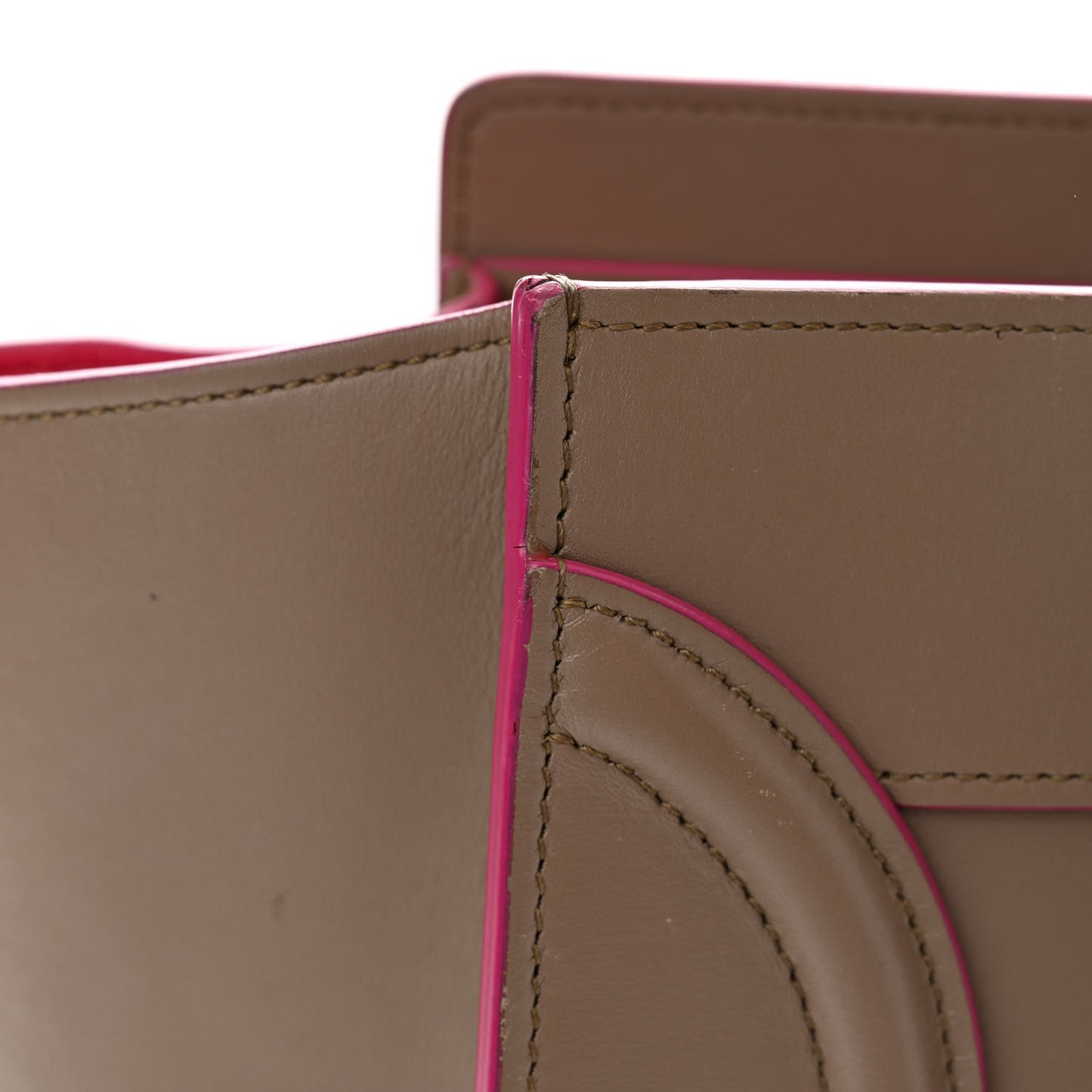Palmelato Calfskin Micro Luggage Beige