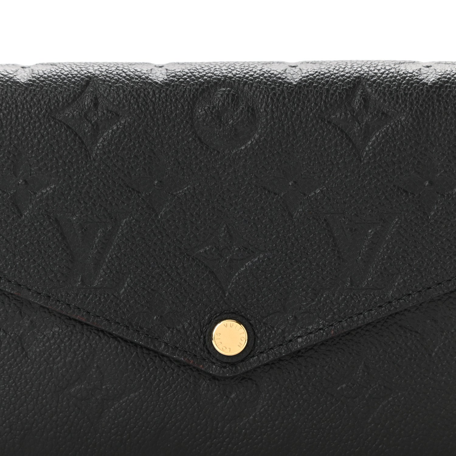 Louis Vuitton Empreinte Pochette Felicie Chain Wallet Black 8 of 11