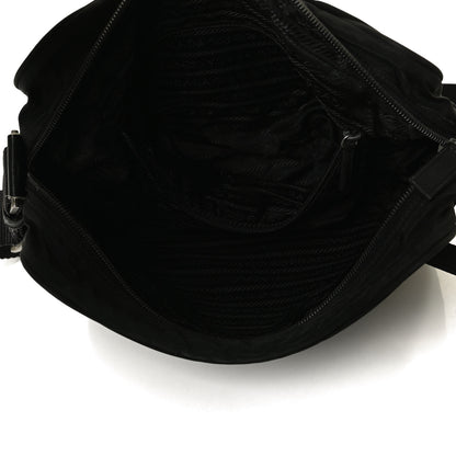 Prada Nylon Tessuto Messenger Bag Black 5 of 14