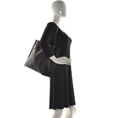 Marc Jacobs Grained Calfskin Grind Shopper Tote Black 6 of 16