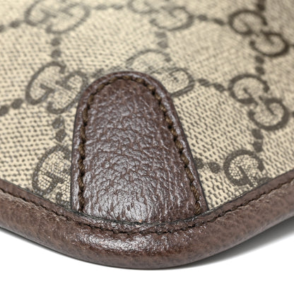 Gucci GG Supreme Monogram Neo Vintage Web Belt Bag Brown 11 of 11