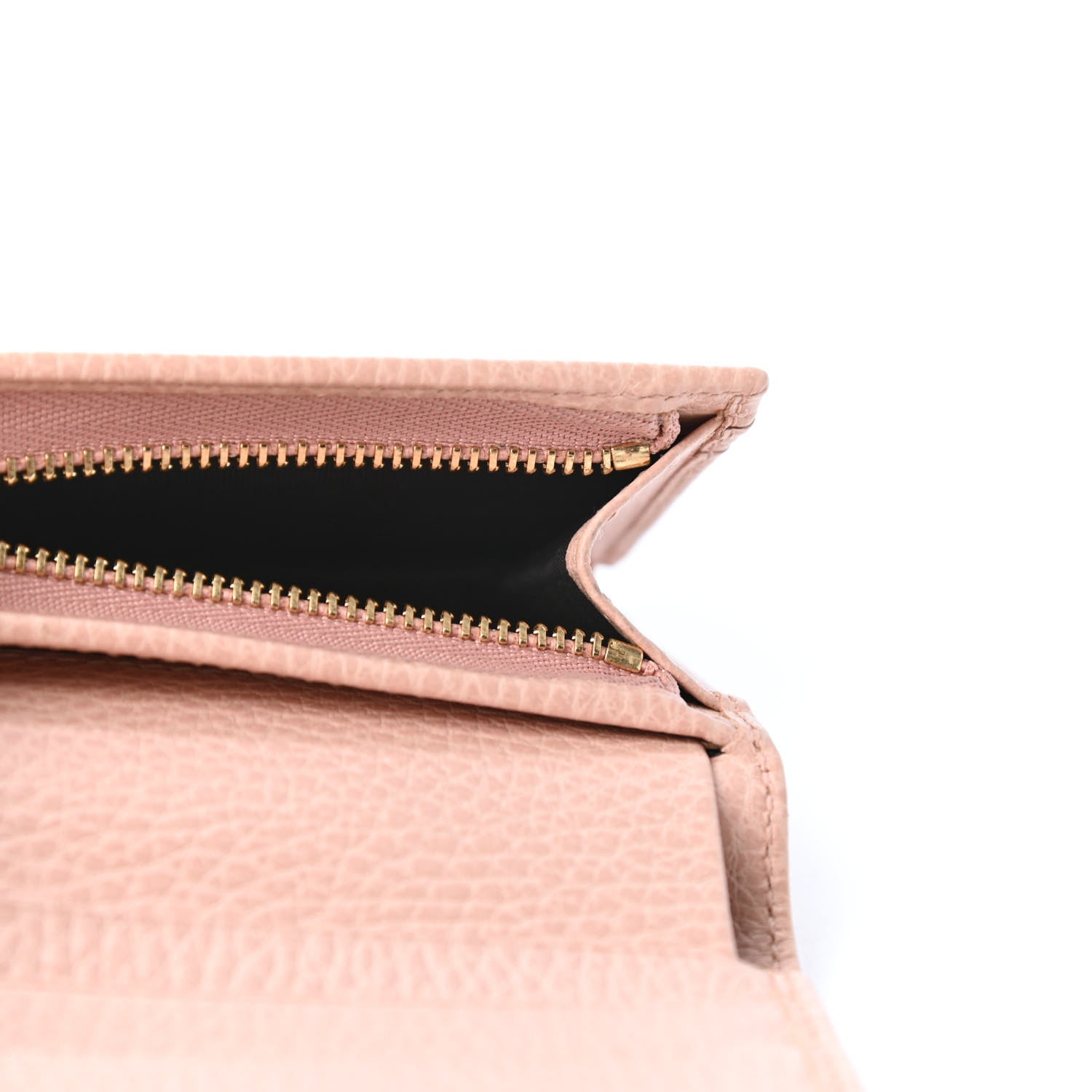 Gucci Dollar Calfskin GG Marmont Card Case Perfect Pink 4 of 5
