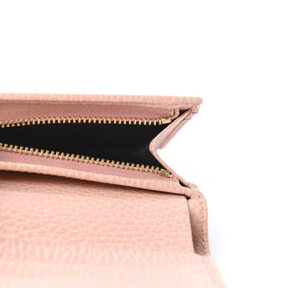 Gucci Dollar Calfskin GG Marmont Card Case Perfect Pink 4 of 5