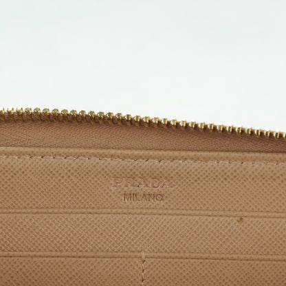 Prada Saffiano Metal Zip Around Wallet Cammeo 6 of 11