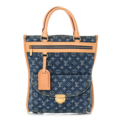 Louis Vuitton Monogram Denim Sac Plat 1 of 13