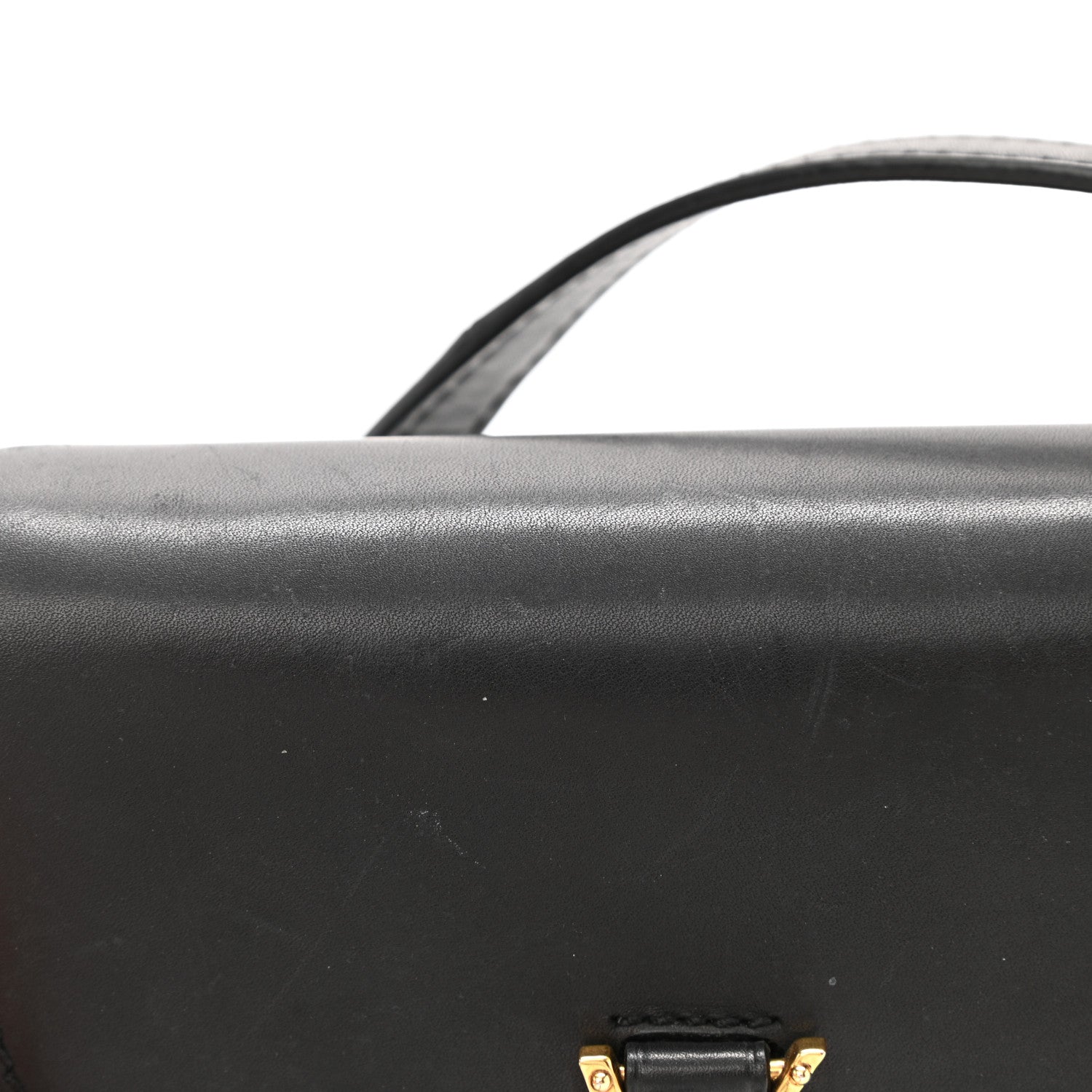 Saint Laurent Smooth Calfskin Mini Classic Monogram Kaia Satchel Black 11 of 16