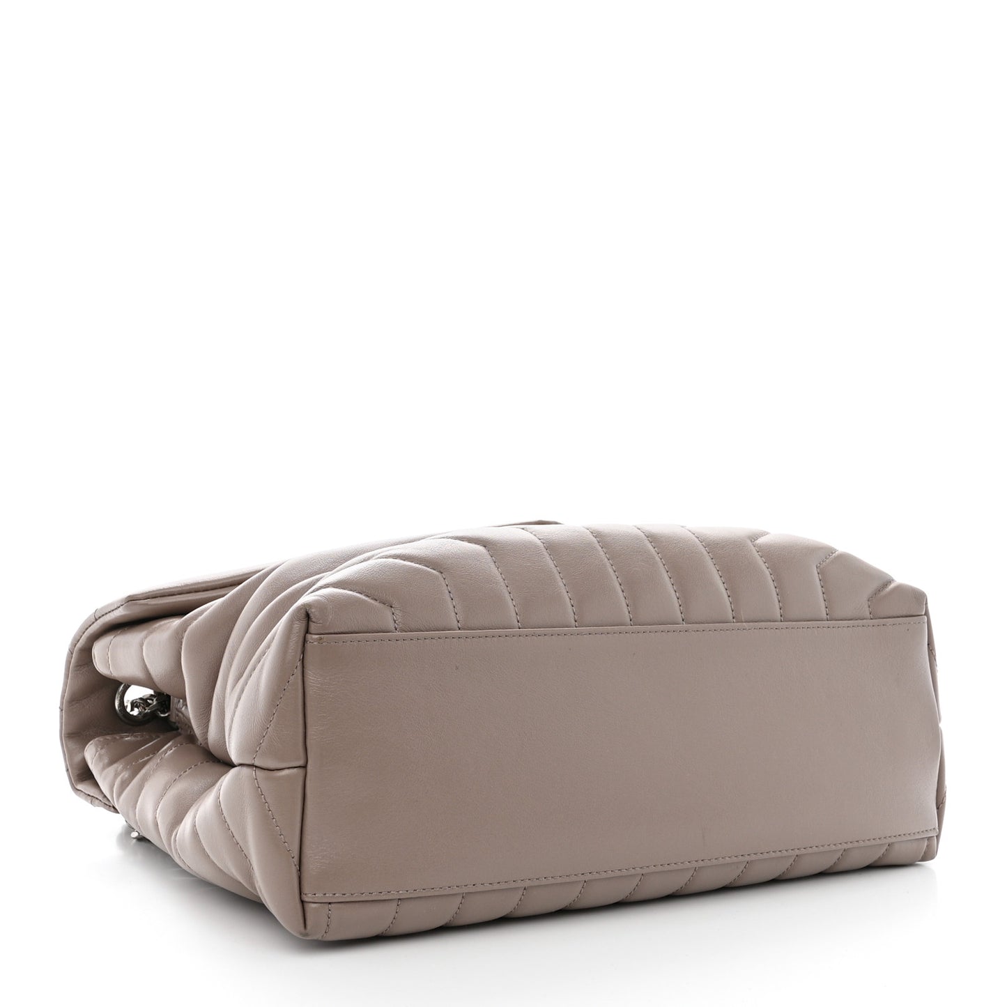 Calfskin Y Quilted Monogram Medium Loulou Chain Satchel Mink