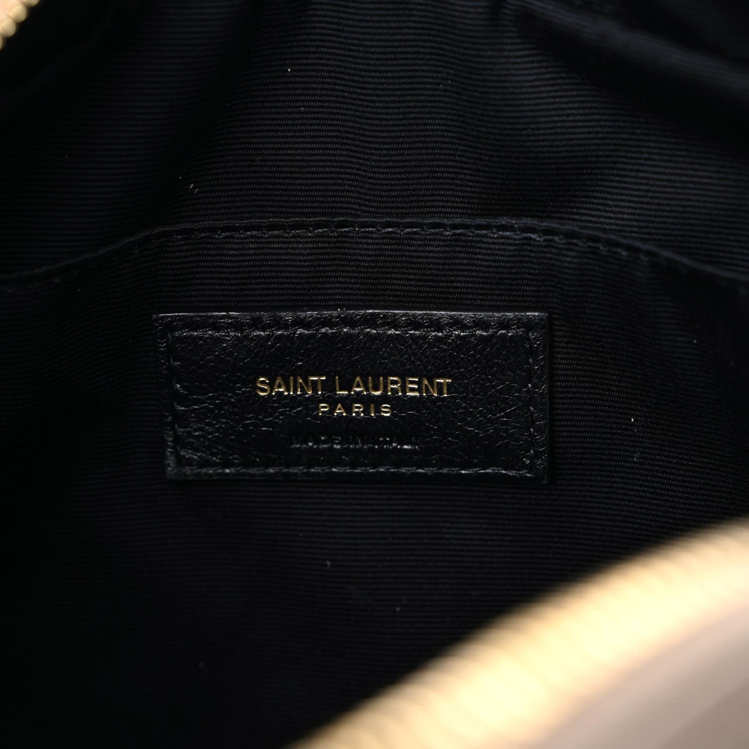 Saint Laurent Calfskin Matelasse Monogram Lou Camera Bag Dark Beige 8 of 9