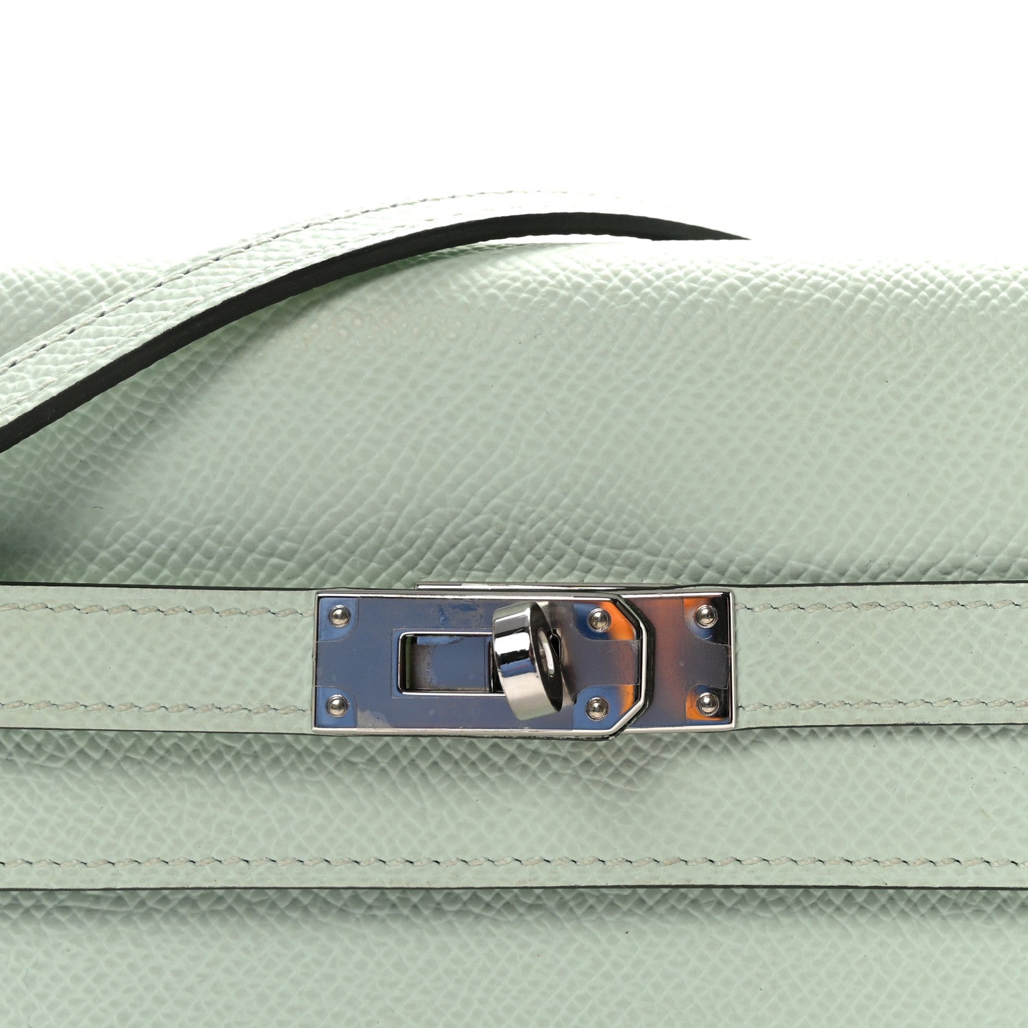 Hermes Epsom Kelly Wallet To Go Vert Peppermint 6 of 9