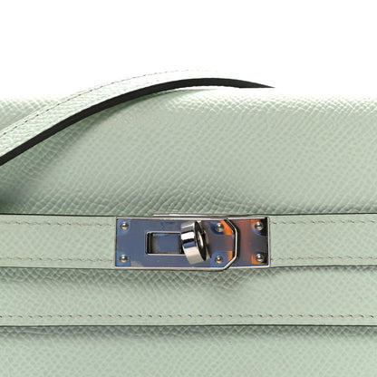 Hermes Epsom Kelly Wallet To Go Vert Peppermint 6 of 9