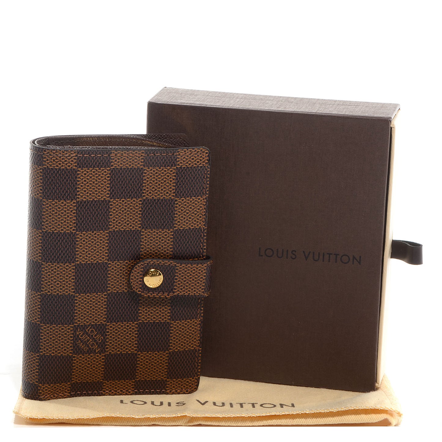 Damier Ebene French Purse Wallet
