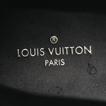 Louis Vuitton Suede Calfskin Monogram Calf Hair Laureate Platform Desert Boots 41 Black 9 of 14
