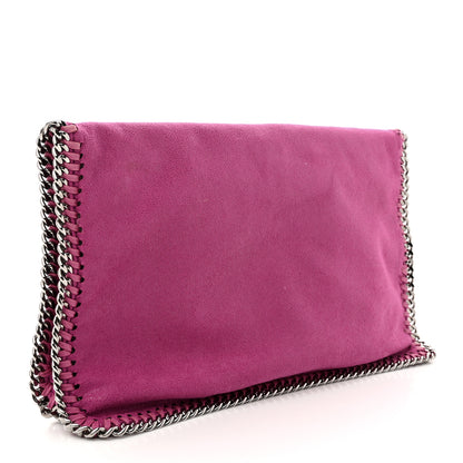 Stella McCartney Shaggy Deer Falabella Fold Over Clutch Hot Pink 3 of 13