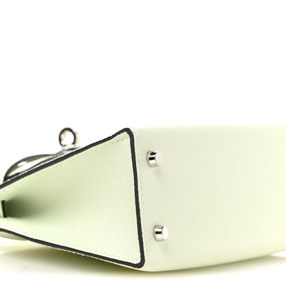 Hermes Epsom Mini Kelly Sellier 20 Vert Fizz 9 of 11