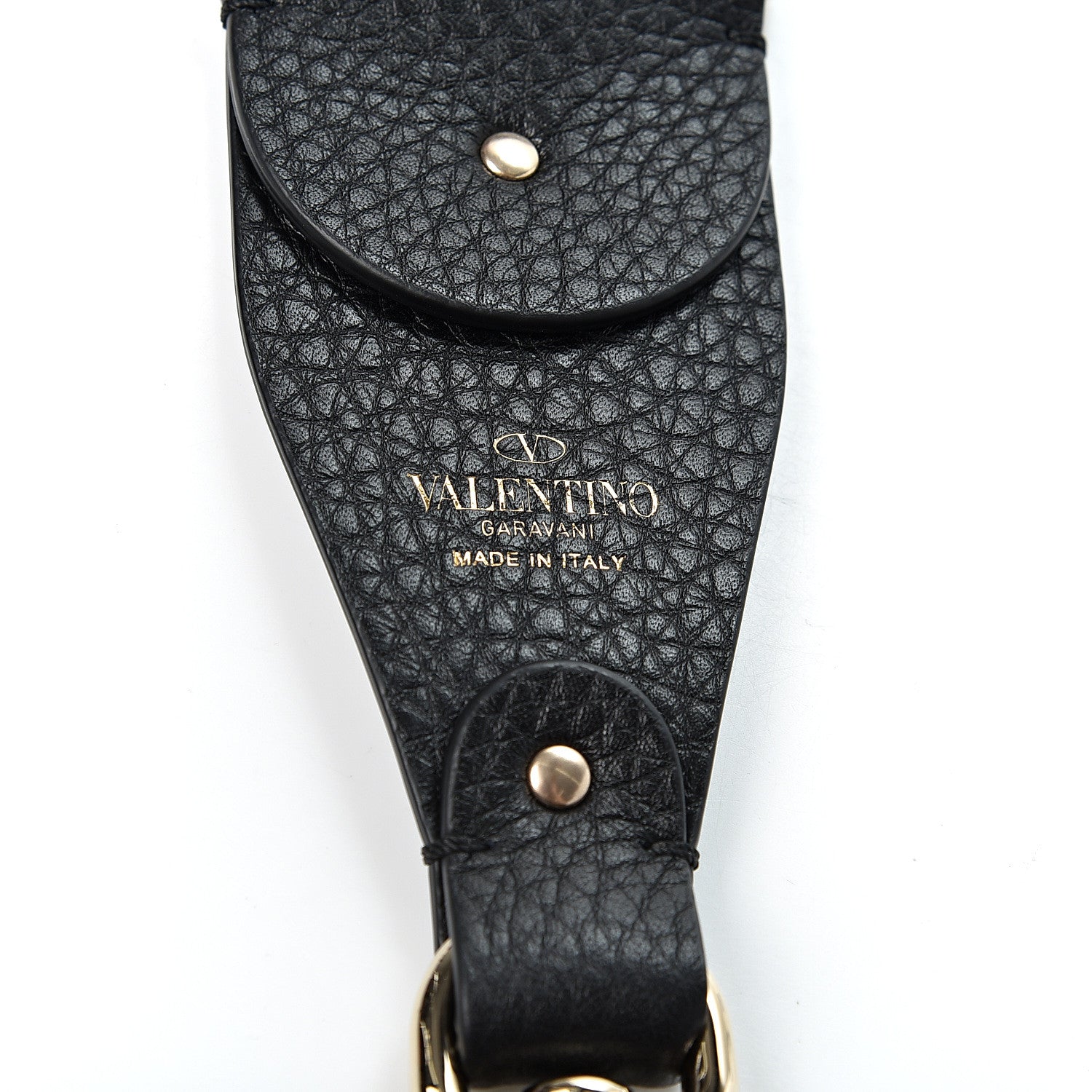 Valentino Garavani Canvas Loveblade Embroidered Rockstud Guitar Strap Multicolor 3 of 4