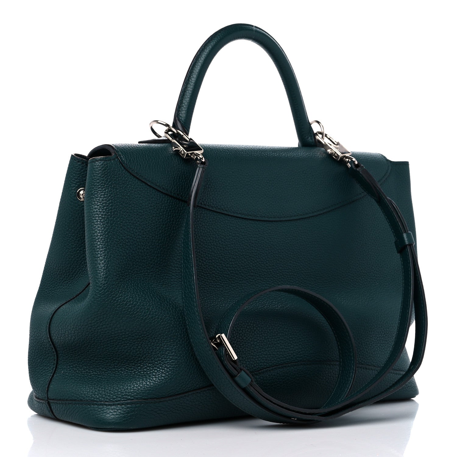 Moynat Taurillon Blush Calfskin Gabby MM Peacock 2 of 11