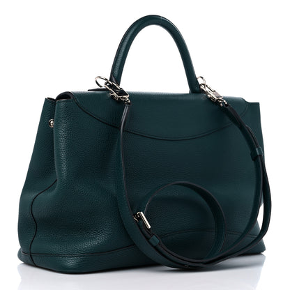 Moynat Taurillon Blush Calfskin Gabby MM Peacock 2 of 11