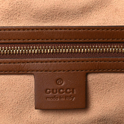 Gucci Soft GG Supreme Monogram Garden Collection Crossbody Tote Beige Tuscany 6 of 9