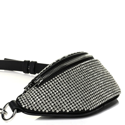 Alexander Wang Rhinestone Mesh Mini Attica Belt Bag Black 3 of 5