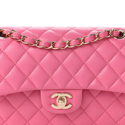 Chanel Caviar Quilted Small Double Flap Pink 10 of 10