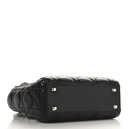 Christian Dior Lambskin Cannage Mini Lady Dior Black 4 of 14