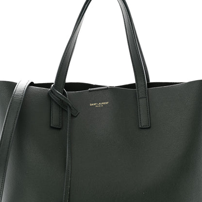 Saint Laurent Calfskin Toy Shopping Tote Vert Fonce 8 of 12