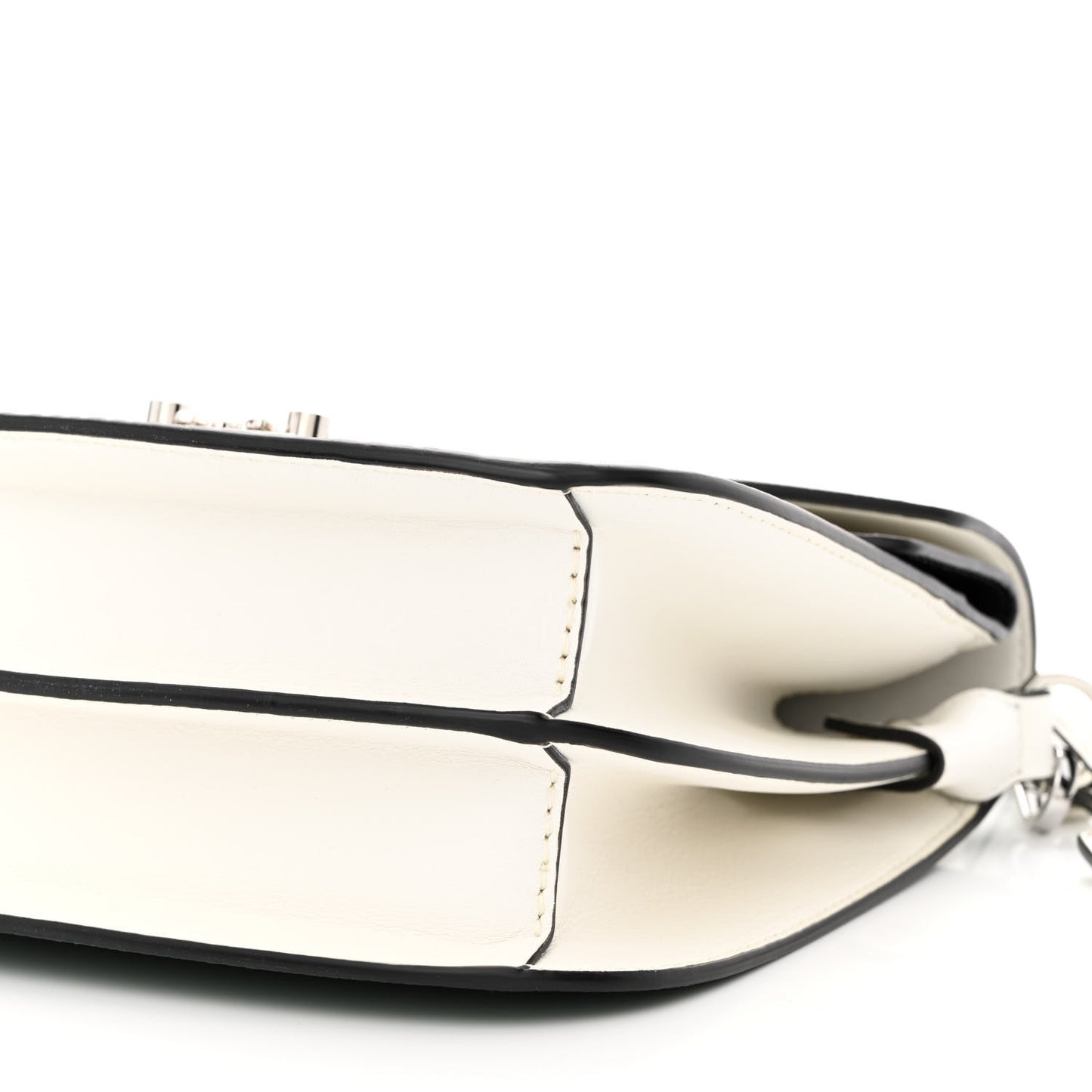 Visetos Calfskin Small Patricia Crossbody Bag Eden Black