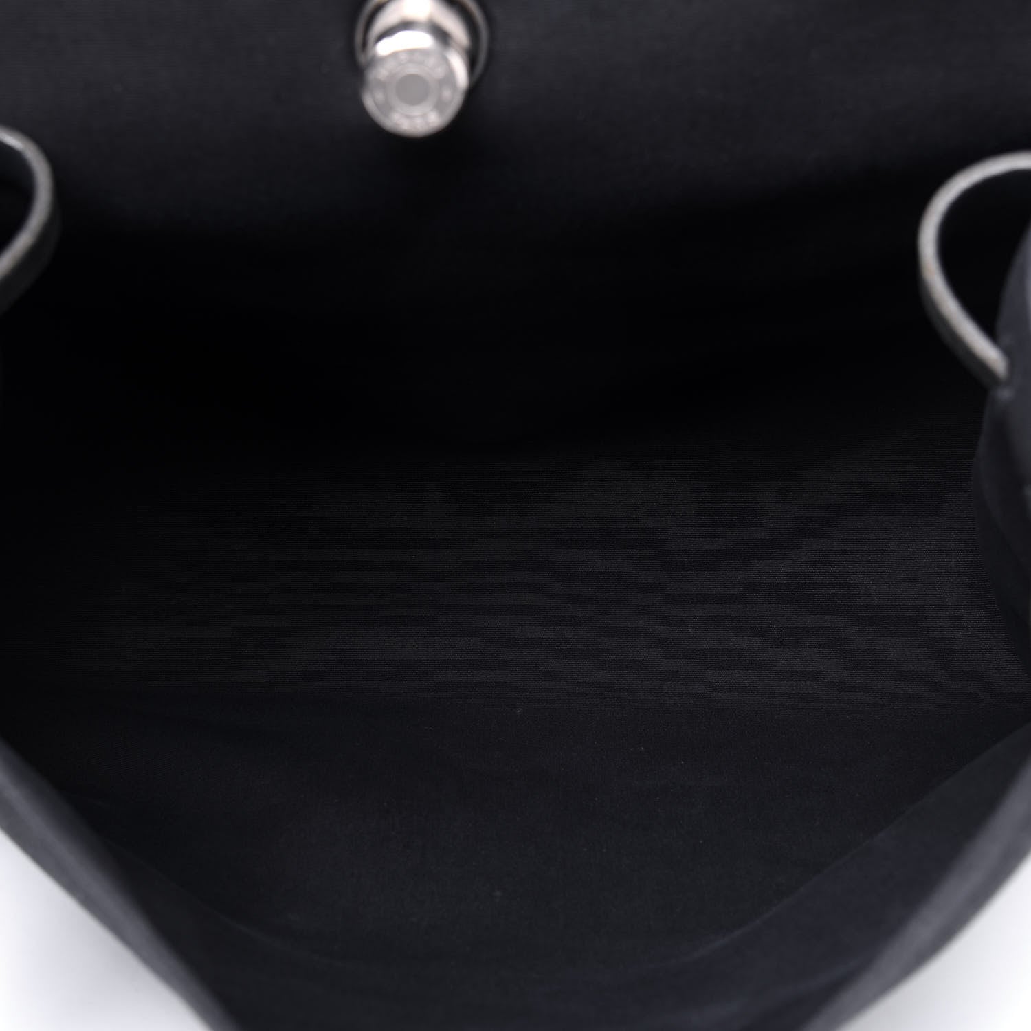 Hermes Toile Vache Calfskin Herbag 39 MM Black 7 of 33