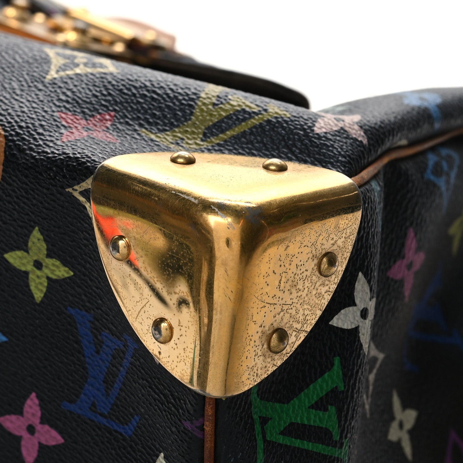 Louis Vuitton Monogram Multicolor Speedy 30 Black 8 of 17