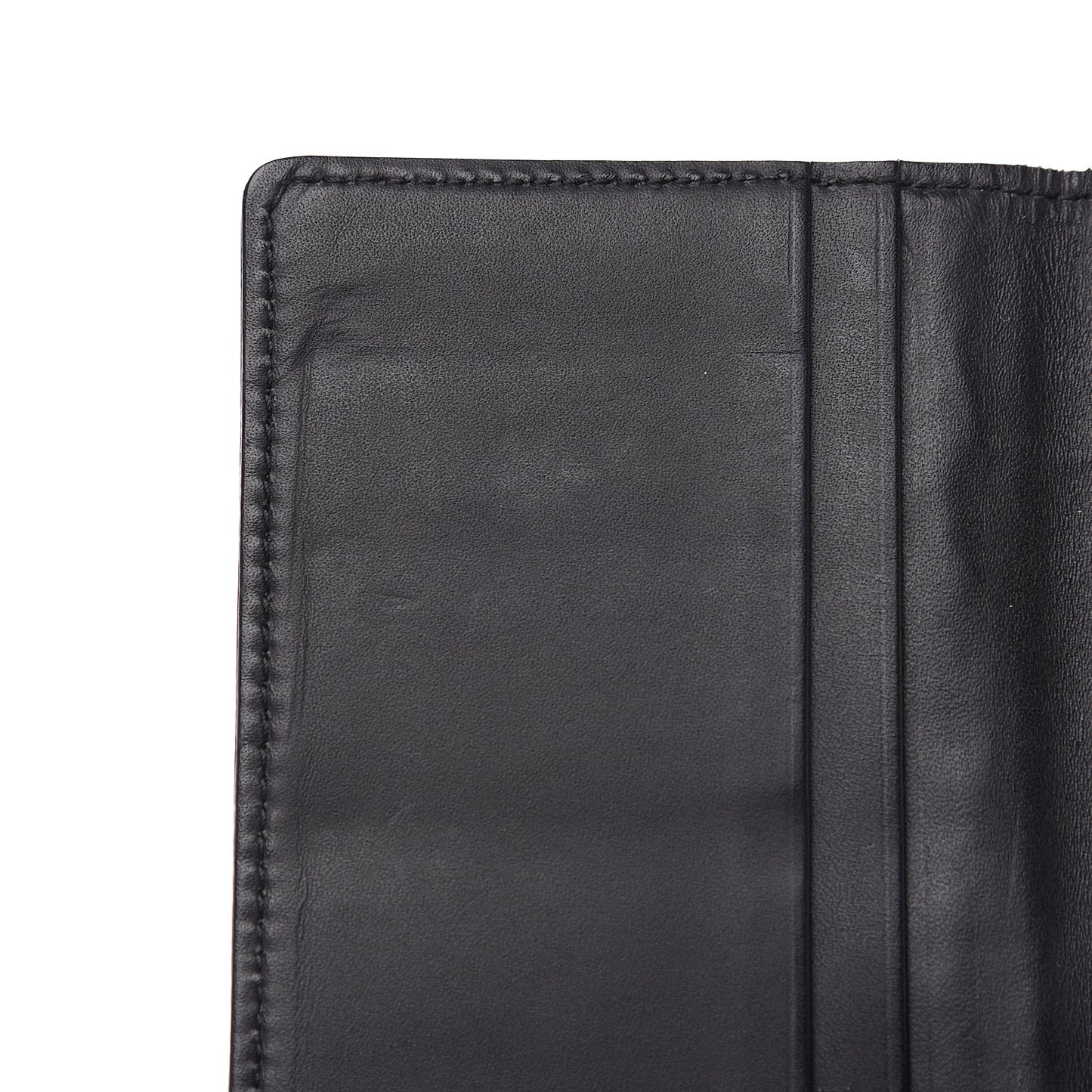 Calfskin America's Cup Pocket Organizer Black