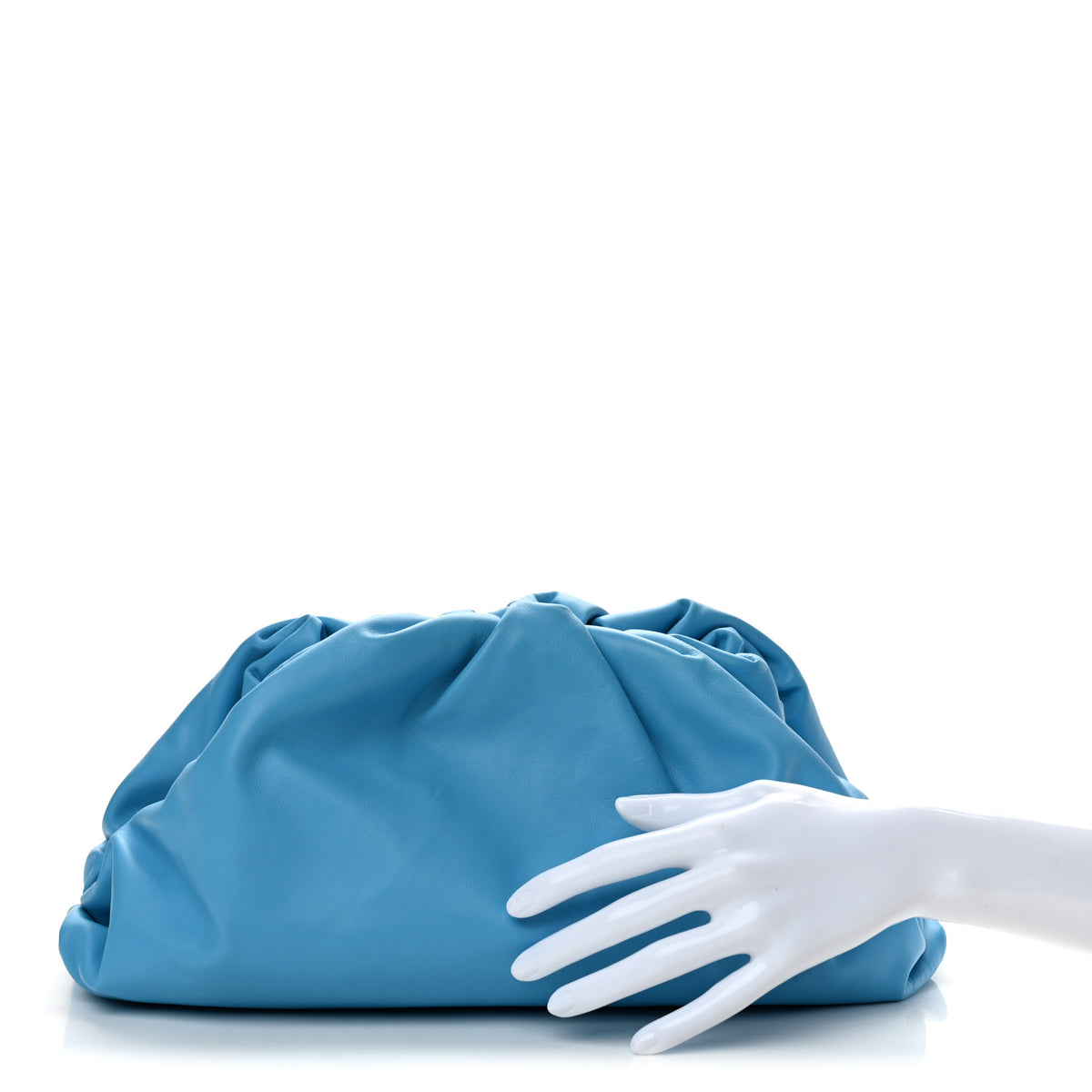 Smooth Butter Calf The Pouch Oversized Clutch Swimming Pool