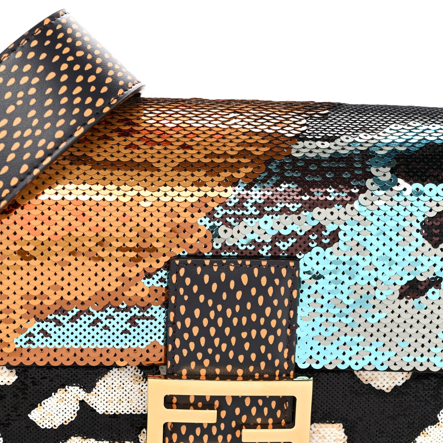 Night Butterfly Sequin Baguette Multicolor