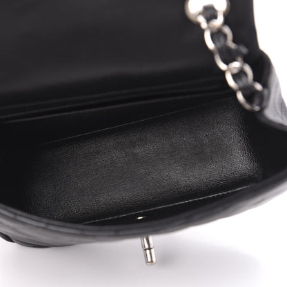 Chanel Lambskin Quilted Mini Square Flap Black 5 of 10