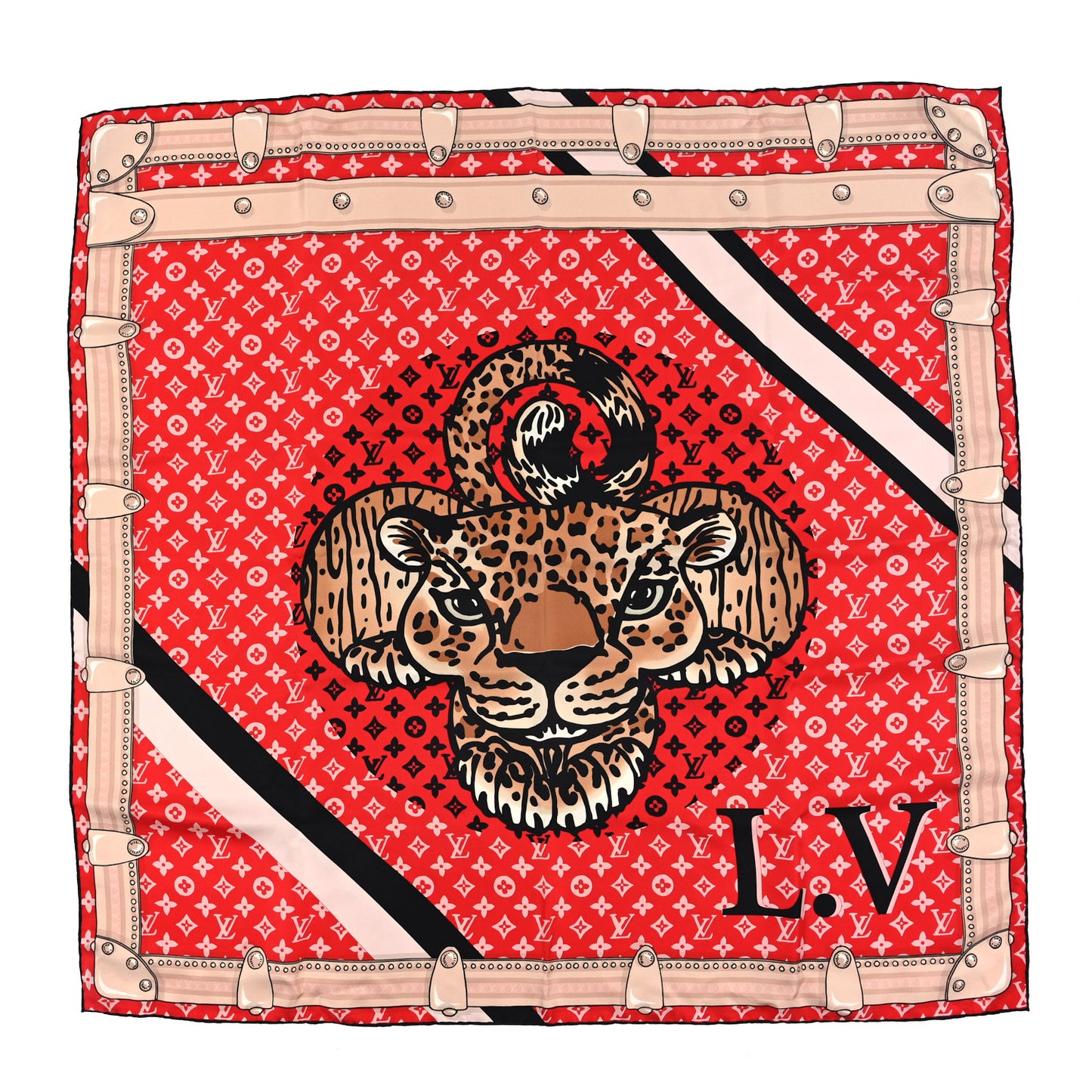 Silk Your Highness Square Scarf Fuchsia