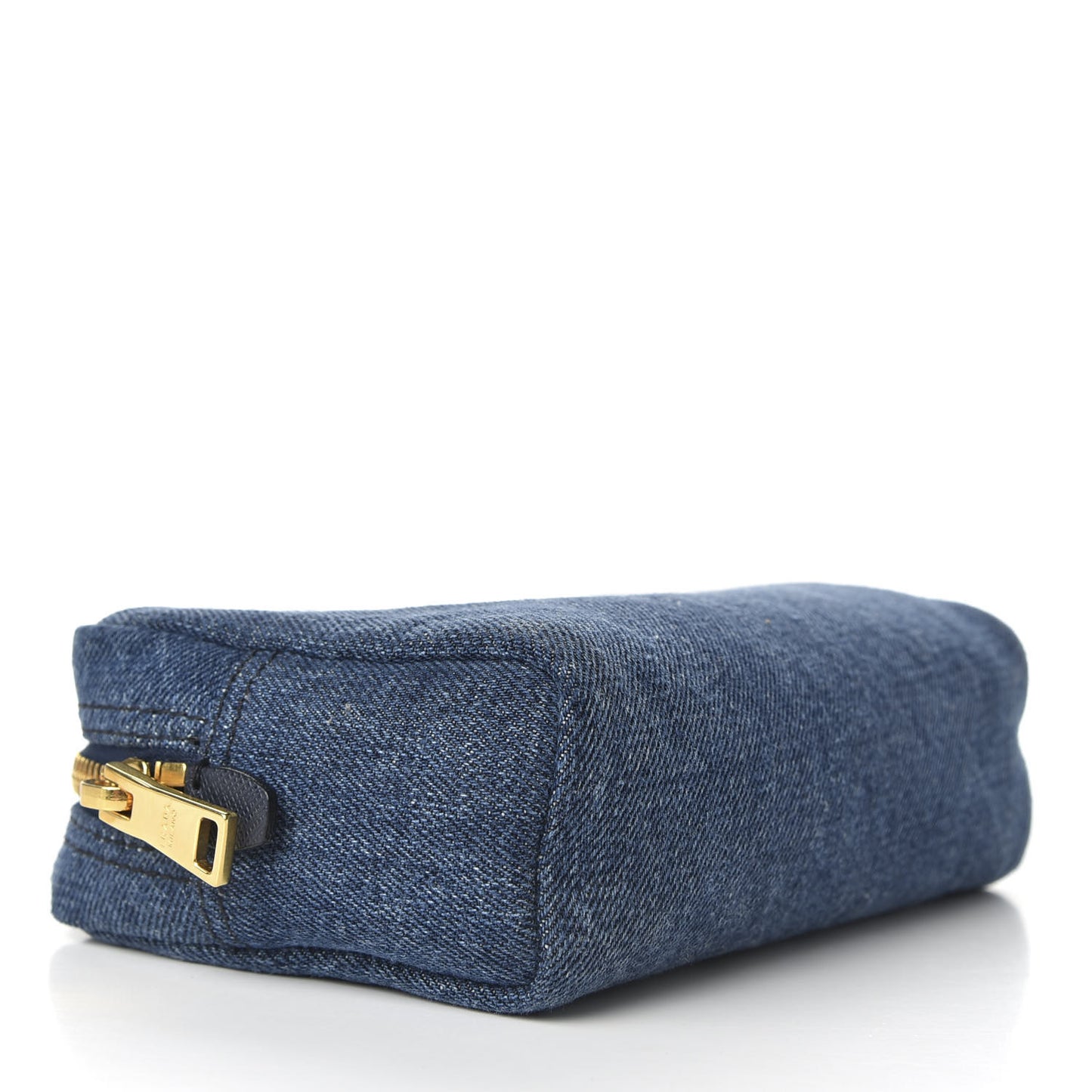 Denim Cosmetic Pouch Bleu