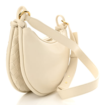 Bottega Veneta Nappa Intrecciato Small Gemelli Multipocket Bag Sea Salt 3 of 10