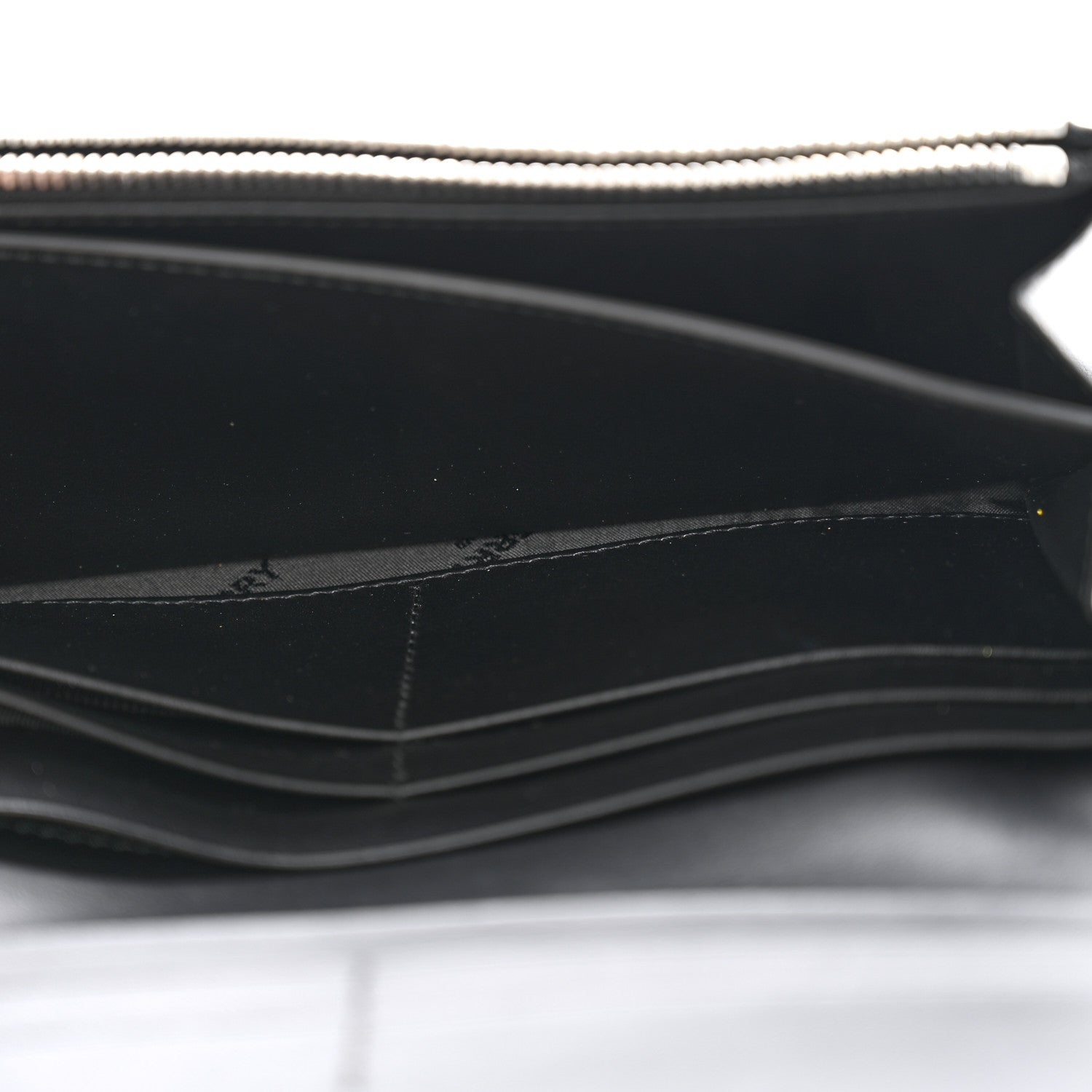 Burberry Grained Calfskin Embossed Porter Continental Wallet Black 5 of 9