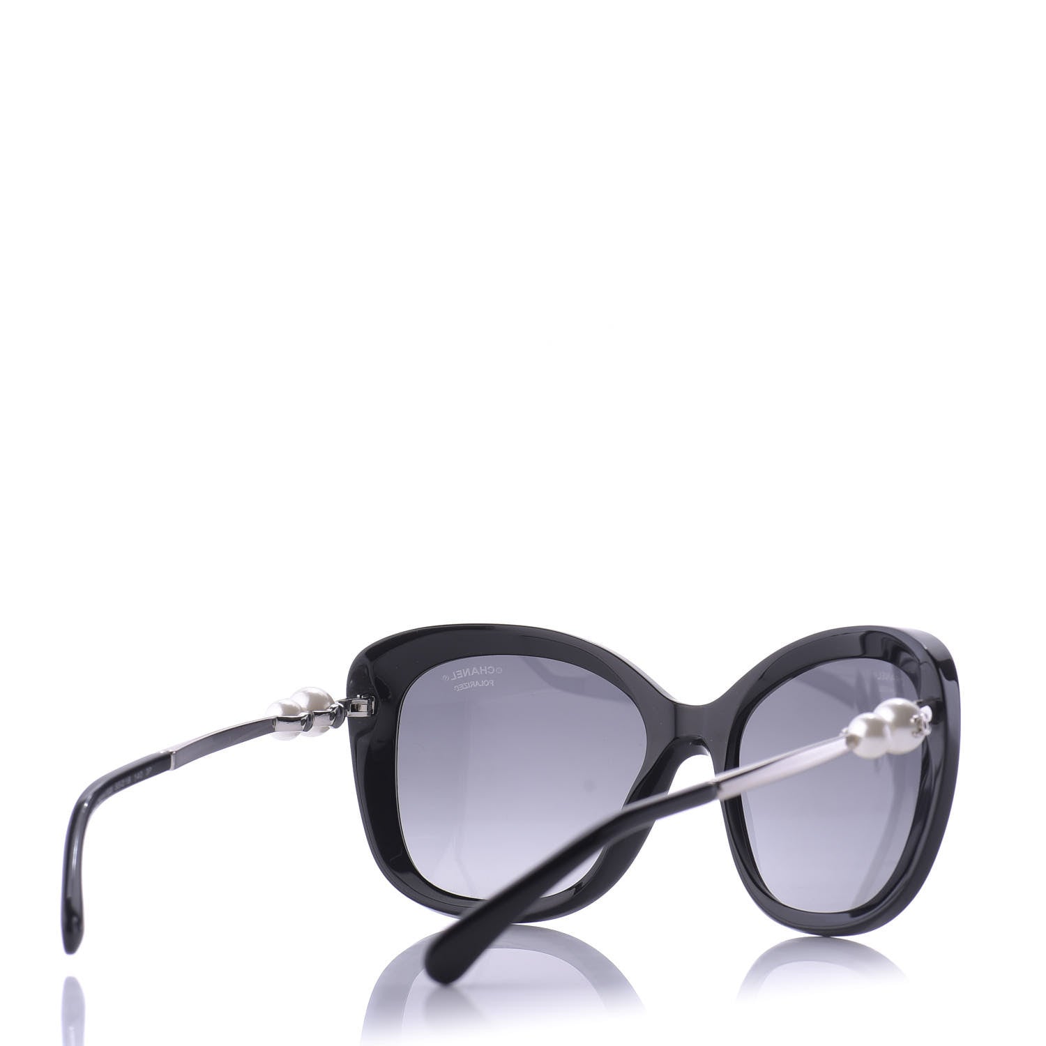 Chanel Polarized Pearl Sunglasses 5339-H Black 4 of 12