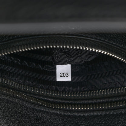 Prada Vitello Daino Tote Black 8 of 12