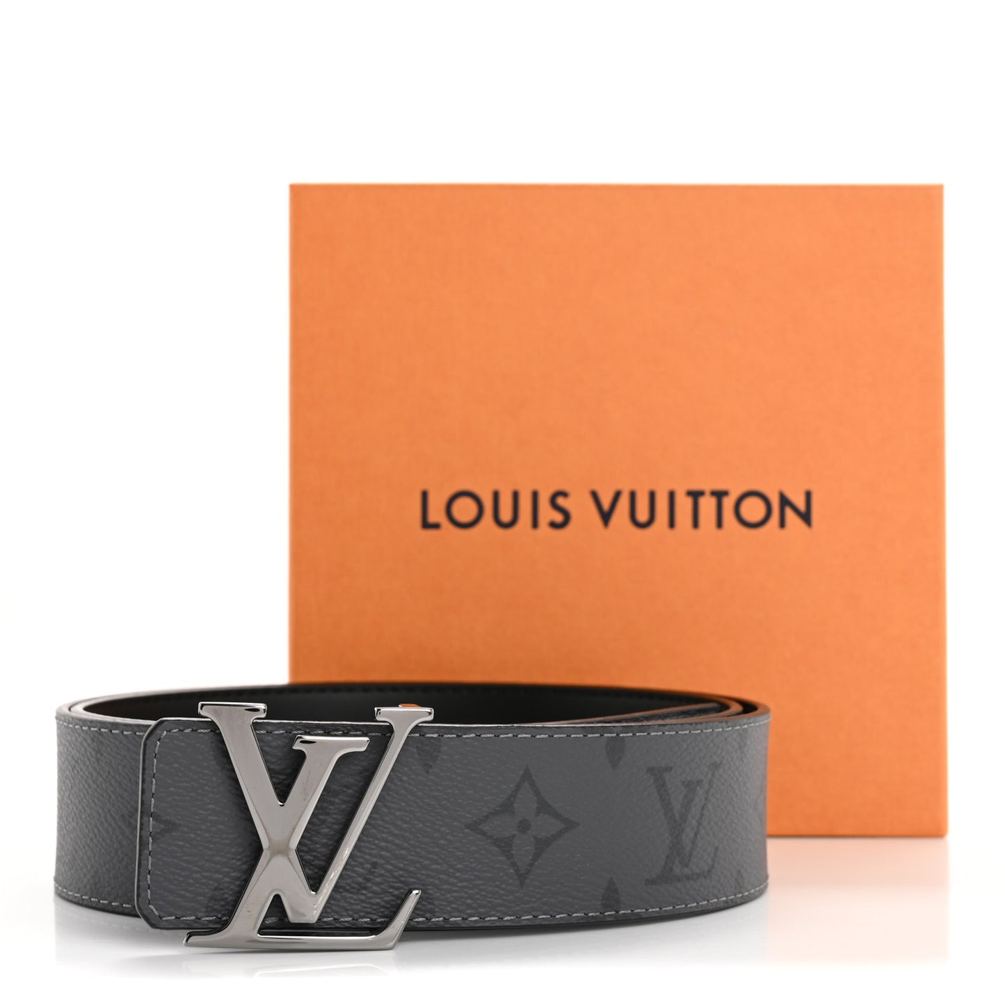 Reverse Monogram Eclipse 40mm LV Initiales Reversible Belt  90 36