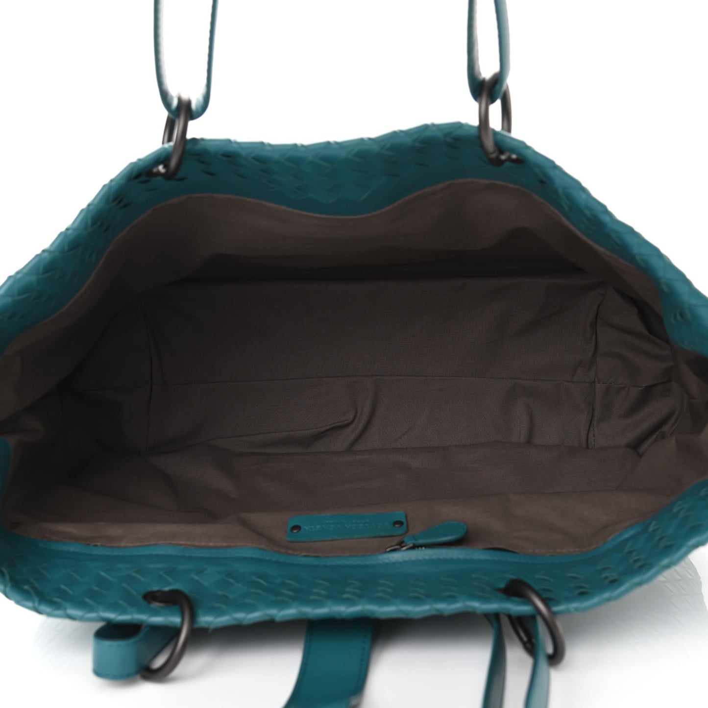Nappa Intrecciato Large Capri Tote Canard