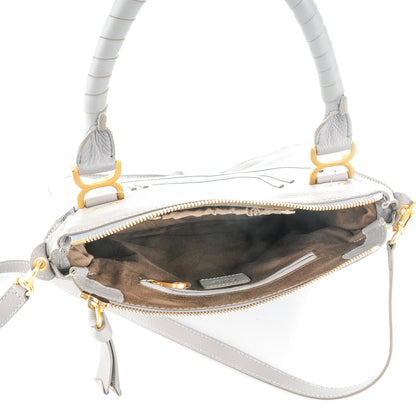Chloe Calfskin Medium Marcie Satchel Cashmere Grey 5 of 8