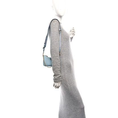 Prada Saffiano Lux Re-Edition 2005 Mini Shoulder Bag Celeste 2 of 9