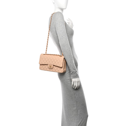 Chanel Lambskin Quilted Medium Double Flap Beige 2 of 11